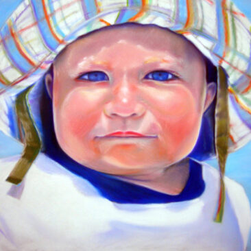 Baby Pastel Portrait of Alex by Artist Bonnie Lee Turner