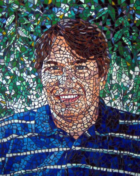 Mosaic Portrait Art Commission by Artist Bonnie Lee Turner