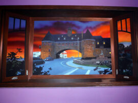 Narragansett Towers Mural Painted by The Art Of Life