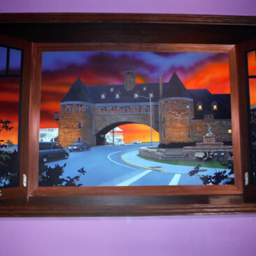 Narragansett Towers Mural Painted by The Art Of Life