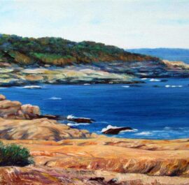 Jamestown Plein Air Painting by Artist Charles C. Clear III