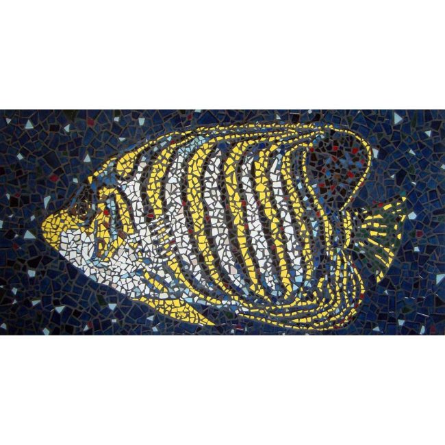 Angel Fish Mosaic by Artist Bonnie Lee Turner
