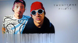 Twenty One Pilots Mural painted in a Girl's Bedroom by The Art Of Life