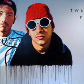 Twenty One Pilots Mural painted in a Girl's Bedroom by The Art Of Life