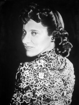 Memorial Art Portrait of a Young Lady by Artist Bonnie Lee Turner