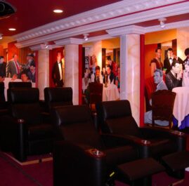 Home Theater Movie Star Mural