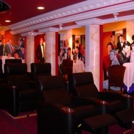 Home Theater Movie Star Mural