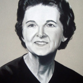 Justice Florence Murray Portrait by Artist Bonnie Lee Turner