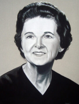 Justice Florence Murray Portrait by Artist Bonnie Lee Turner