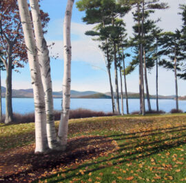 Lake Winnipesaukee New Hampshire Painting by Artist Charles C. Clear III