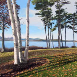 Lake Winnipesaukee New Hampshire Painting by Artist Charles C. Clear III