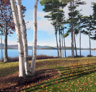 Lake Winnipesaukee New Hampshire Painting by Artist Charles C. Clear III