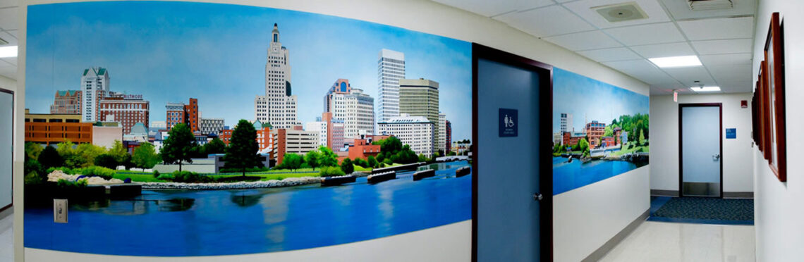 Providence Skyline Hospital Mural by The Art Of Life