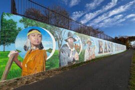 Crescent Park Beachfront Mural by Charles C. Clear III and Bonnie Lee Turner of The Art Of Life